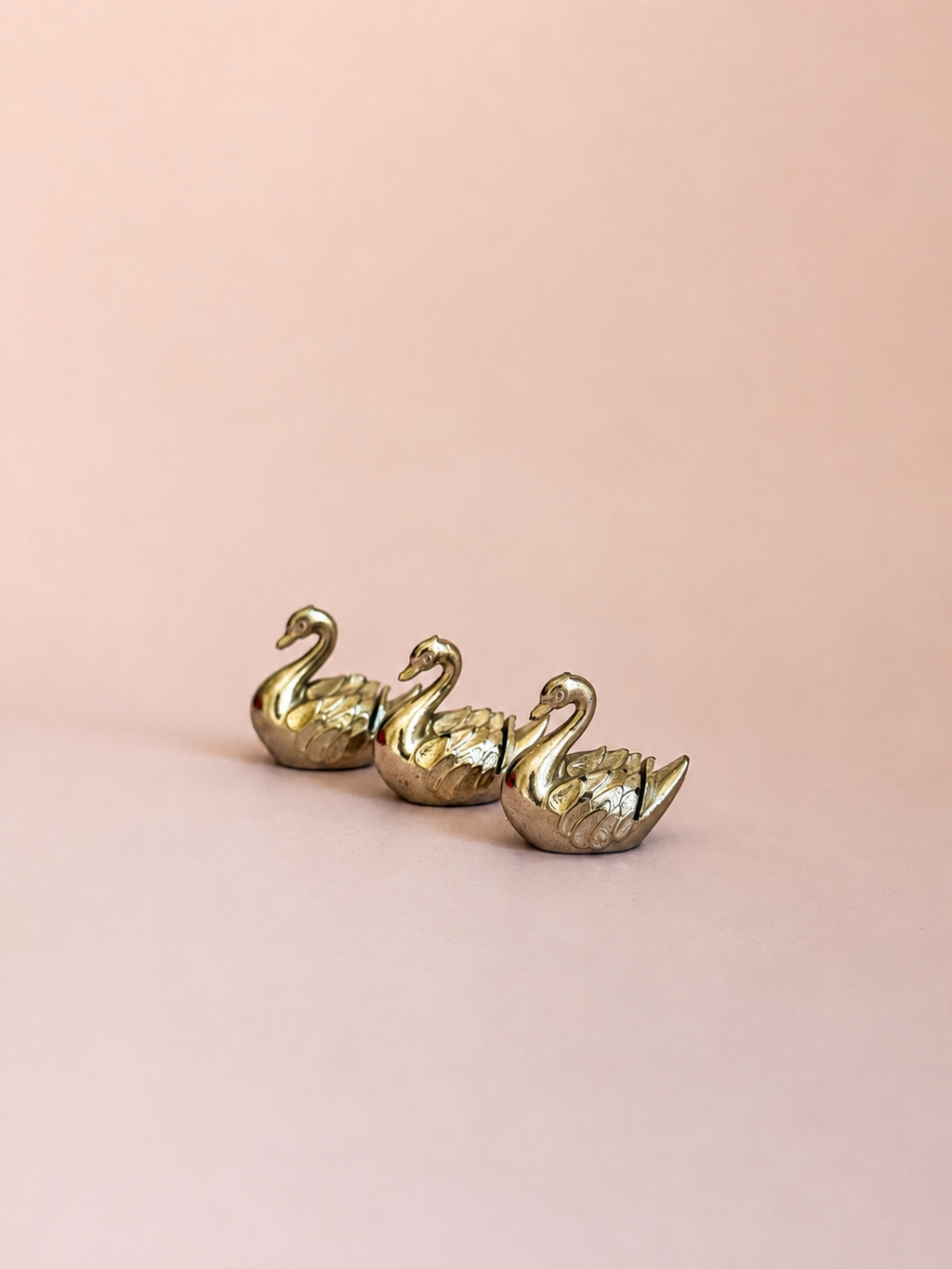 Silver-plated Swan Name Card Holders