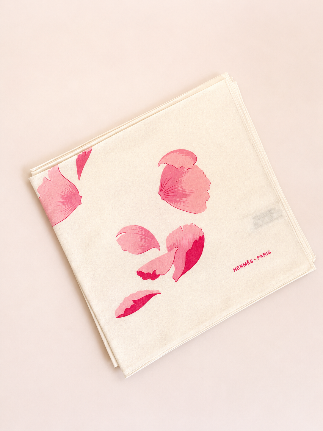 Hermès Les Pivoines Placemats & Napkins (Set of 5) - circa 1990's