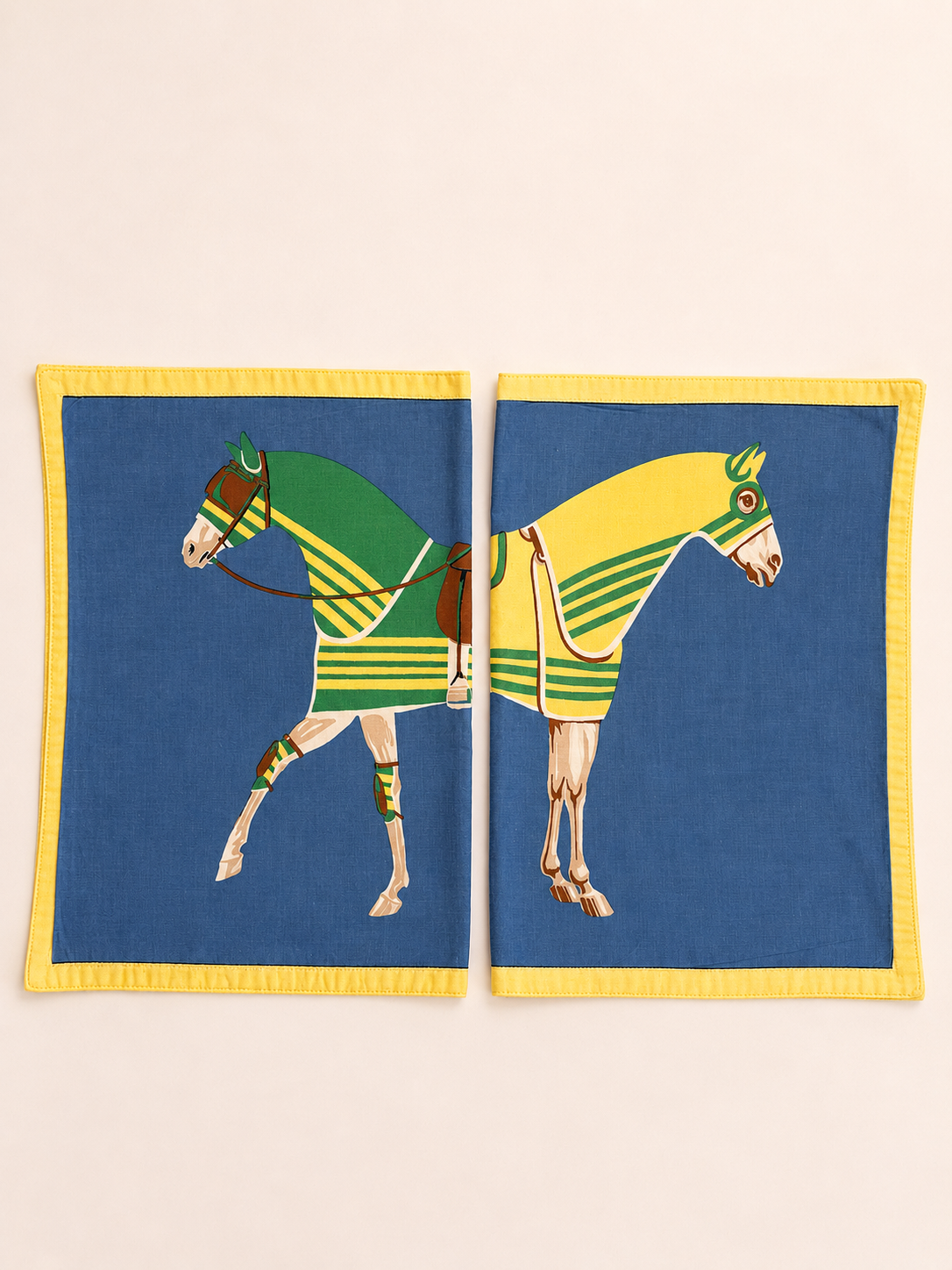 Hermès Cheval Placemats and Napkins (Set of 6) - circa 1990s