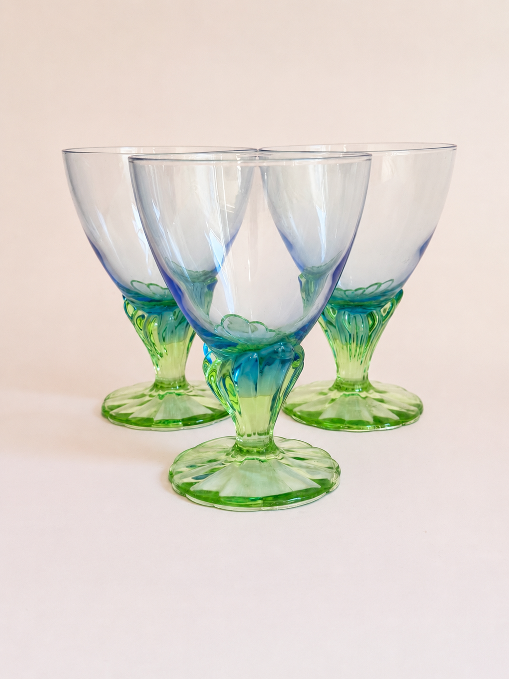 Vintage Bormioli Rocco Bahia Glasses (Set of 6)